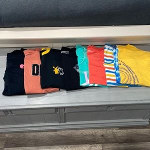 Dutch Bros clothing - 3 tees , 3 long sleeves , and 2 tank tops